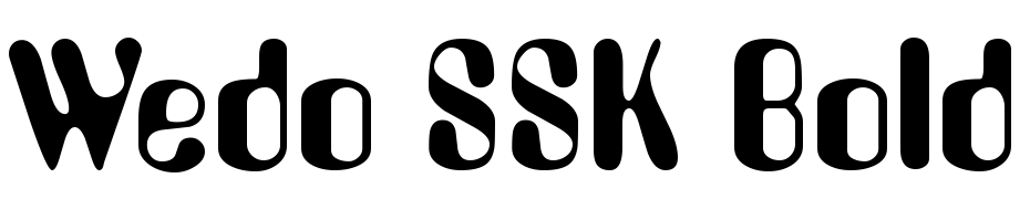 Wedo SSK Bold Font Download Free
